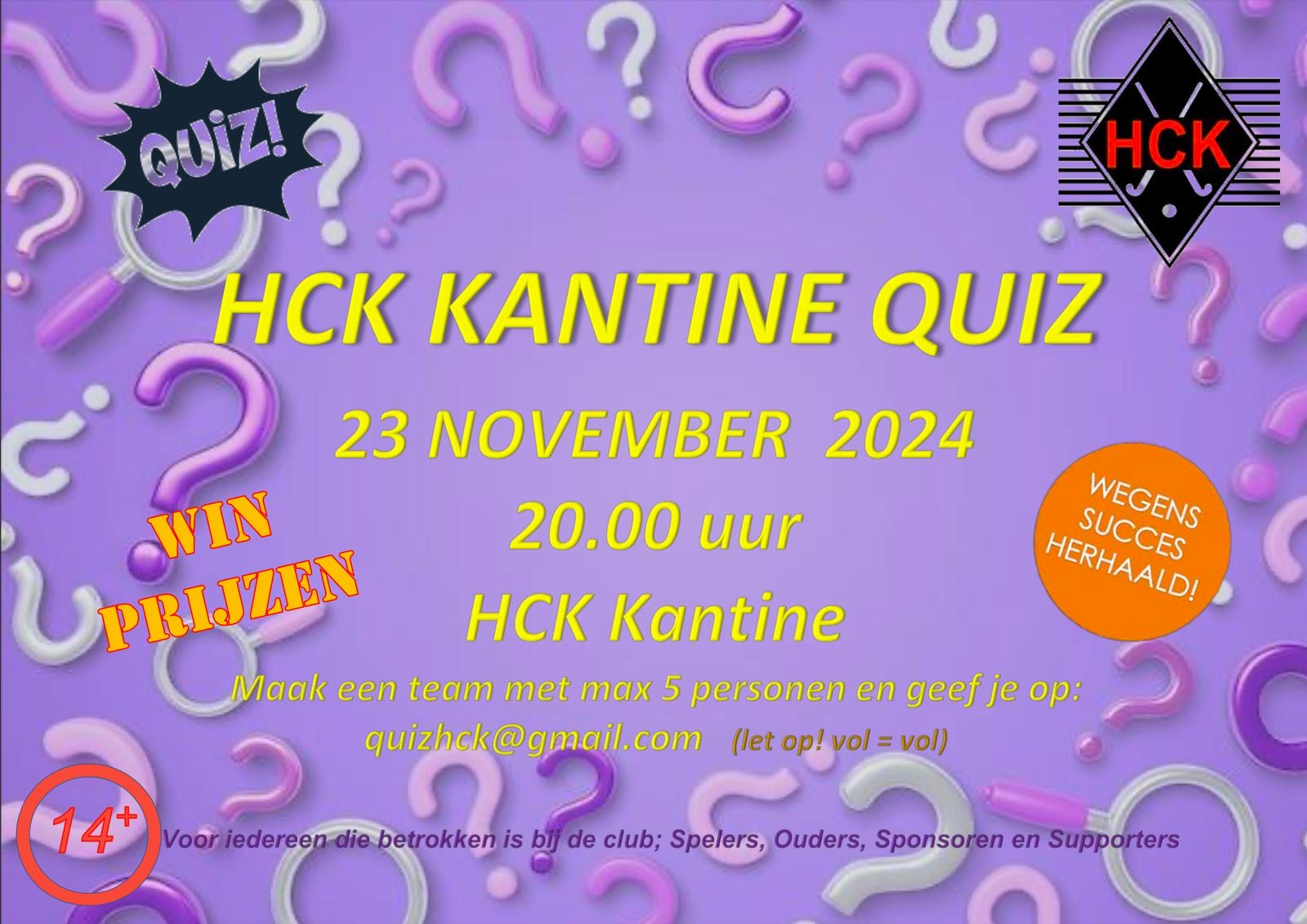 De HCK Quiz!!